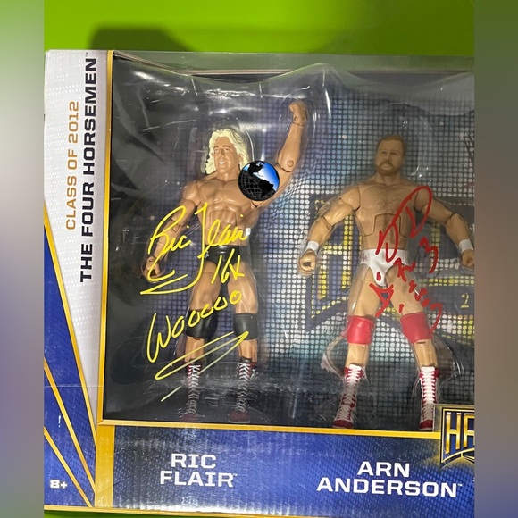 Autographed 2012 HALL OF FAME ELITE FOUR HORSEMAN 4 FIGURE PACK - Picture 2 of 12